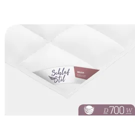 SCHLAFSTIL D700 warm, Füllung: 100% Gänsedaunen, 200x200 cm