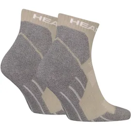 Head HIKING ALL CLIMATES QUARTER Sneakersocken 2er Pack Grau 43-46
