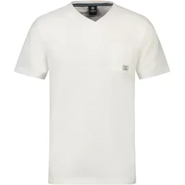 LERROS T-Shirt, V-Ausschnitt, Brusttasche, für Herren, 103 BROKEN WHITE, L