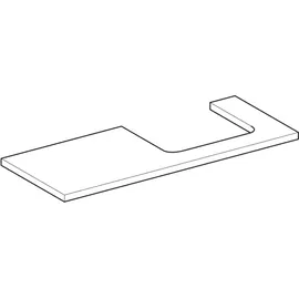 Geberit One 120x3x47cm, lava/lackiert ma, Ausschn re