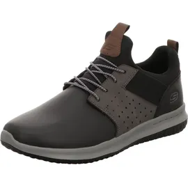 SKECHERS Delson Axton Herren Wide Schwarz/Grau 45