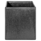Asa Selection Übertopf B 15 cm QUADRO, Schwarz - Keramik - 15 x 15 cm