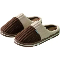 Generisch Hausschuhe Damen PlüSch Atmungsaktive Hausschuhe Winter Gästepantoffeln Mit Rutschfester Sohle Gemütliche Indoor Pantoffeln Für Hotel (Coffee, 40) - 40 EU