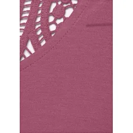 vivance by lascana Vivance Kurzarmshirt Beere 40