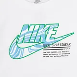 Nike Kids Futura Micro Text Kurzarm-t-shirt - White - 6-7 Jahre