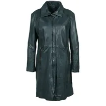 Freaky Nation Kurzmantel FREAKY NATION "Zahra-FN", Damen, Gr. M (38), grau, Oberstoff: 100% Leder. Futter: 100% Baumwolle, Mäntel Kurzmantel