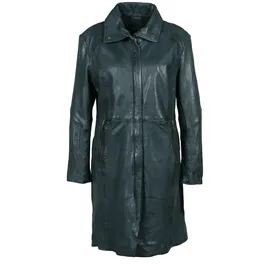 Freaky Nation Kurzmantel FREAKY NATION "Zahra-FN", Damen, Gr. M (38), grau, Oberstoff: 100% Leder. Futter: 100% Baumwolle, Mäntel Kurzmantel