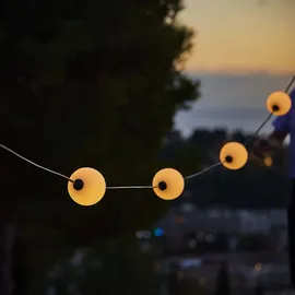 Lumisky Solar Lichterkette 5,5 m Plastik Weiß