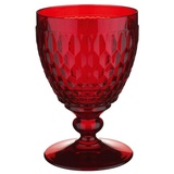 Villeroy & Boch Boston coloured Wasserglas Red, Kristallglas, 144mm