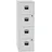 BISLEY Home PFA Hängeregistraturschrank 41,3 x 40 x 128,3 cm grau