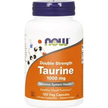 NOW Foods Taurine Double Strength 1000 mg veg Kapseln 250 St.
