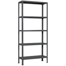 Proregal Wohnregal Living Koala Metal mit 5 Fachböden HxBxT 180 x 80 x 30 cm, Freizeit, Heimwerken, Werkstatt