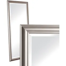 LC Home Wandspiegel Spiegel »Schlicht« silber 180 x 80 cm Landhaus-Stil XL Ganzkörperspiegel
