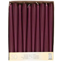 Papstar Leuchterkerzen Ø 2,2 cm 25 cm 100 St. violett