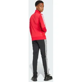 adidas Seasonal Essentials Tiberio 3-Streifen Tricot Trainingsanzug Pure Ruby / White 176