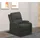 OTTO home Relaxsessel Napori Polyester 87 x 105 x 94 cm Grau mit Getränkehalter