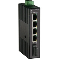 Levelone Lantech Communications Unmanaged Fast Ethernet (10/100) Schwarz, Grau