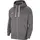 20 Fleece Kapuzenjacke charcoal heathr/white/white XL