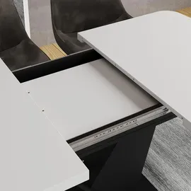 Vicco Fenaro 120 x 77,4 x 80 cm Weiß/Schwarz