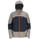 Odlo Wanderjacke X-Alp 3L (Hardshell, Kapuze, wasserdicht) silvergrau Herren