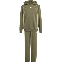 adidas Color Block Trainingsanzug Kinder Grün