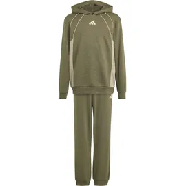 adidas Color Block Trainingsanzug Kinder Grün