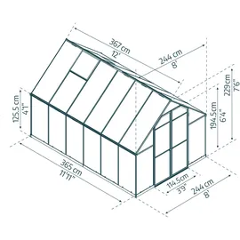 CANOPIA Essence Alu Silber HKP 4 mm 9 m2
