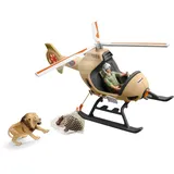 Schleich Wild Life Helikopter Tierrettung 42476