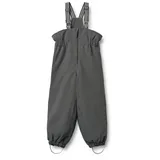 Wheat Skihose "Ski Pants Sal", Mädchen, Gr. 104, N-Gr, schwarz sea, Web, Obermaterial: 100% Nylon, unifarben, normal lang, Hosen Skihose, wasserdicht, atmungsaktiv und leicht wattiert