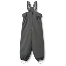 Wheat Skihose "Ski Pants Sal", Mädchen, Gr. 104, N-Gr, schwarz sea, Web, Obermaterial: 100% Nylon, unifarben, normal lang, Hosen Skihose, wasserdicht, atmungsaktiv und leicht wattiert