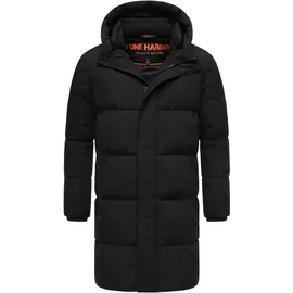 Stone Harbour Steppmantel "Hadrieen XX", Herren, Gr. L (52), schwarz, Obermaterial: 100% Polyester. Innenfutter: 100% Polyester. Wattierung: 100% Polyester. Ärmelfutter: 100% Polyester, Basic, gerade ca.