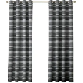 Homescapes Ösenvorhang Morocco blickdicht 2er-Set, 137/137 cm