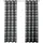Homescapes Ösenvorhang Morocco blickdicht 2er-Set, 137/137 cm