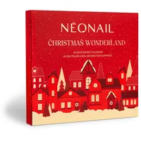 NEONAIL Adventskalender 2024 Frauen - 24-teilig Geschenkset Frauen - Adventskalender Mädchen - Beauty Weihnachtskalender - Beauty Adventskalender Kosmetik - UV Nagellack - Christmas Wonderland