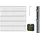 GAH Alberts Alberts Doppelstabmatten Zaun, Höhe 120 cm Länge 10 m, Zaun-Komplettset zum Einbetonieren, anthrazit, Pfosten 60x40 mm - Dunkelgrau