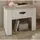 furn.design Nachttisch, Weiß, Pinien, Metall, Nachbildung,Pinie, 1 Schubladen, 40x86x58 cm, Schlafzimmer, Nachttische