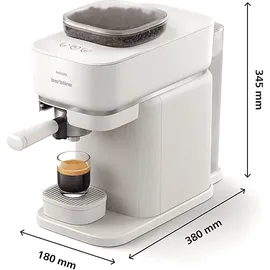 Philips Baristina Espressomaschine BAR300/00 Naturweiß