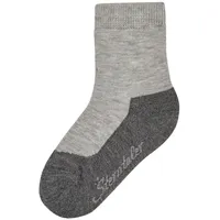 Sterntaler Active Socken kurz hellgrau melange, 33/34