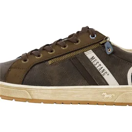 Mustang Sportliche Schnürschuhe in braun, 42 EU