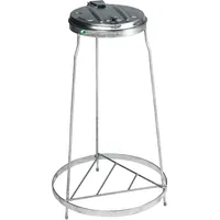 VAR Müllsackständer MSTS 120, stationär, 120 Liter mit Metalldeckel