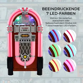 MonsterShop Jukebox Retro 50er Jahre Musikbox Sound System - Bunt