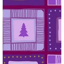 Ursus Transparentpapier 115 g/qm A4 25 Blatt Winterzauber flieder/brombeer