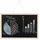 Relaxdays Kreidetafel 40 x 60 cm Schwarz