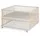 Sämann Laufgitter mit Matratze Cloud Air & Schlupfsprossen weiß/natur Premium | Gr.: 120x120 cm