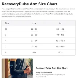Therabody RecoveryPulse Kompressionsgerät Arm S