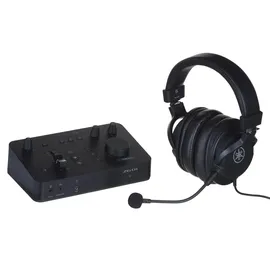 Yamaha ZG01 All-in-One-Paket – Mit dem ZG01 Game Streaming Audiomixer und dem YH-G01 Studio Quality Headset – Für Windows, Mac, iOS und Android