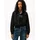 Tommy Hilfiger Tommy Jeans Sweatjacke TJW FABRIC MIX FLEECE ZIP THRU aus weicher Fleece Qualität schwarz XL (42)