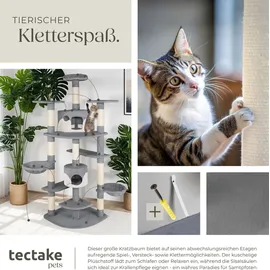 Tectake Nelly 204 cm grau/weiß