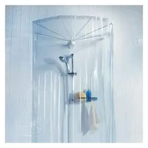Spirella Duschvorhang Ombrella 200 x 170 cm weiß