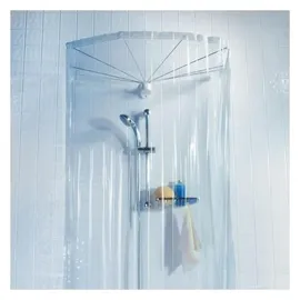 Spirella Duschvorhang Ombrella 200 x 170 cm weiß